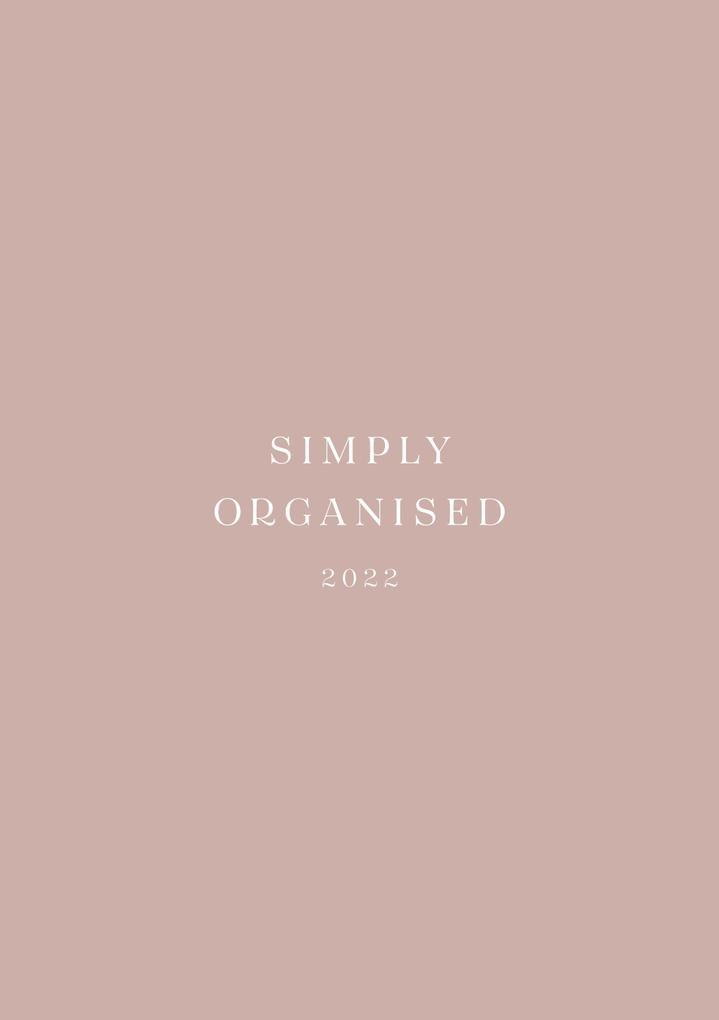 SIMPLY ORGANISED 2022 - simply rosé