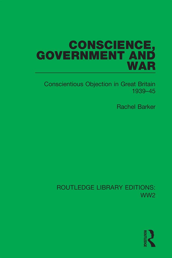 Conscience Government and War