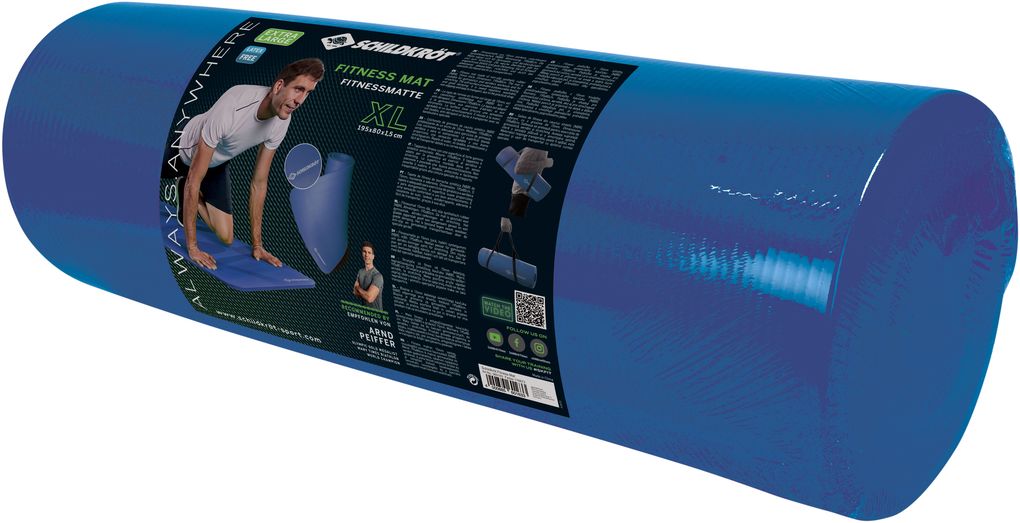 Schildkröt Fitness - Fitnessmatte XL 15mm blau