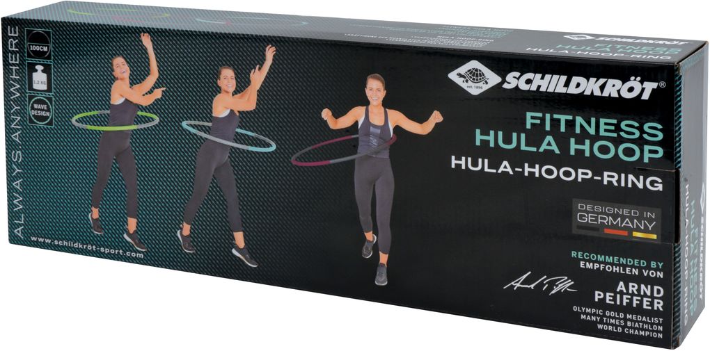 Schildkröt Fitness - Fitness-Hoop 100cm Grau Skyblue
