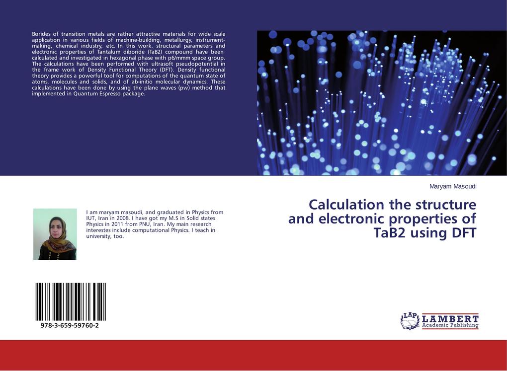 Calculation the structure and electronic properties of TaB2 using DFT