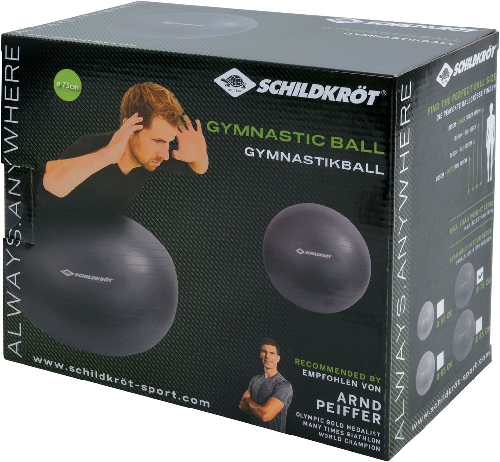 Schildkröt-Fitness Gymnastikball "Gymnastikball 75"