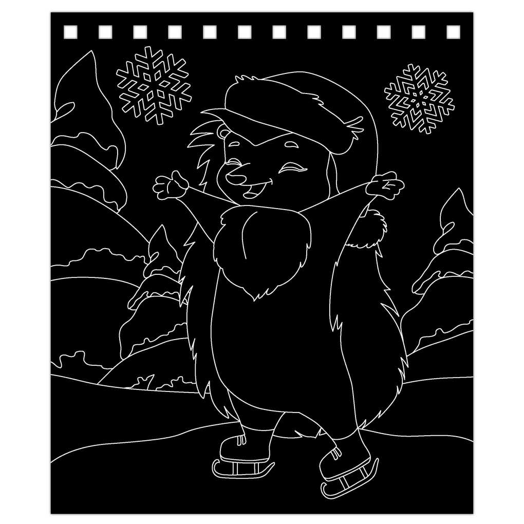 URSUS Adventskalender Magischer Kratzel-Adventskalender