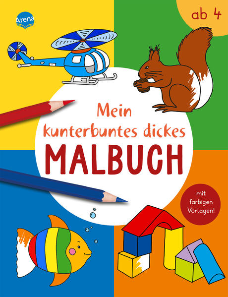 Image of Mein kunterbuntes dickes Malbuch