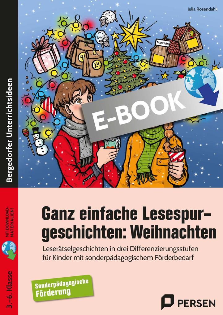 Ganz einfache Lesespurgeschichten: Weihnachten