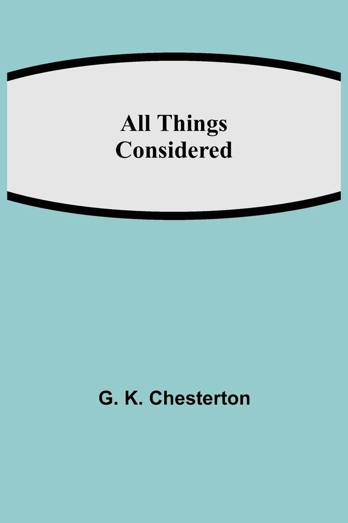 All Things Considered