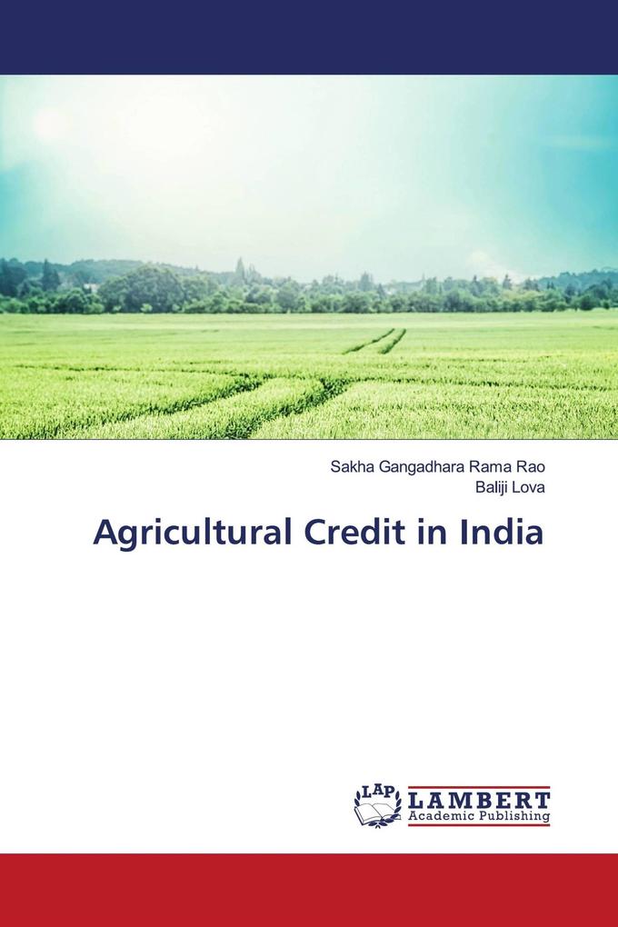Agricultural Credit in India