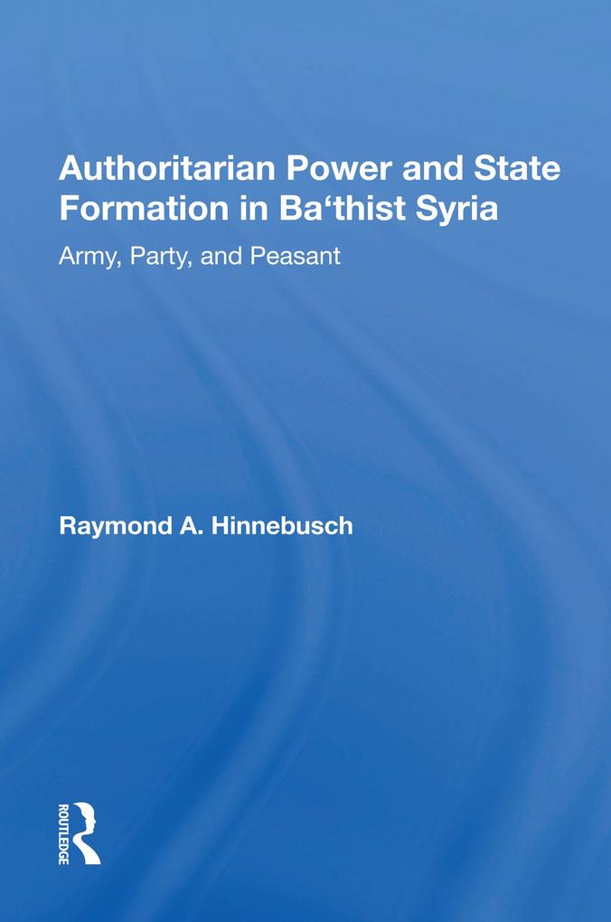 Authoritarian Power And State Formation In Ba`thist Syria