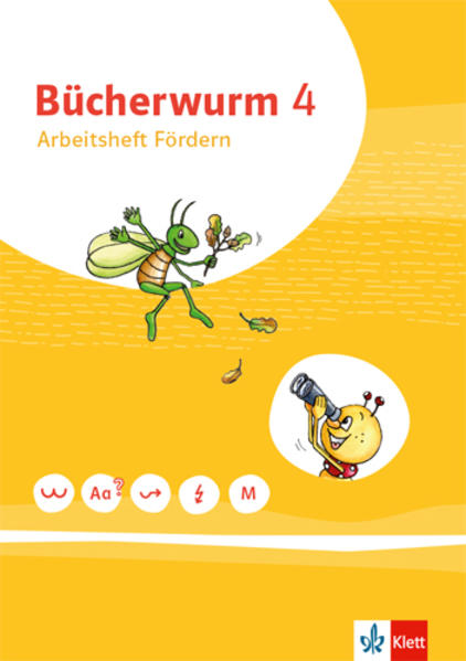 Bücherwurm Sprachbuch 4. Arbeitsheft Fördern und Inklusion Klasse 4. Ausgabe Berlin Brandenburg Mecklenburg-Vorpommern Sachsen Sachsen-Anhalt Thüringen