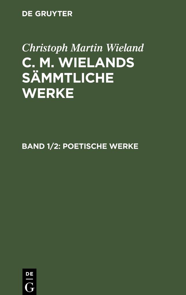 Poetische Werke Band 1 2