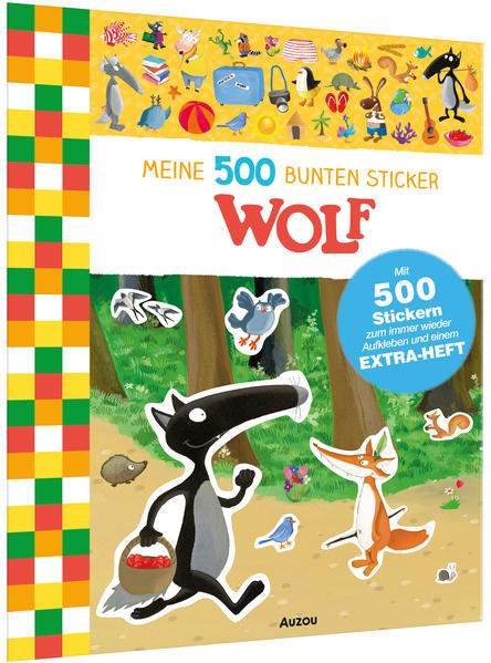 Image of Meine 500 bunten Sticker: Wolf