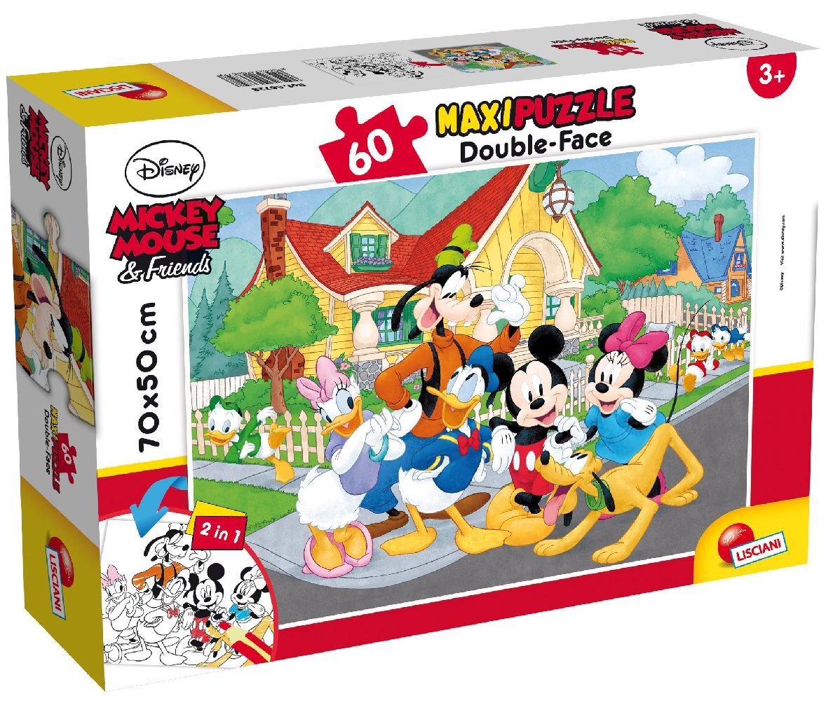 LiscianiGiochi Disney Puzzle Df Maxi Floor 60 Mickey (Puzzle)