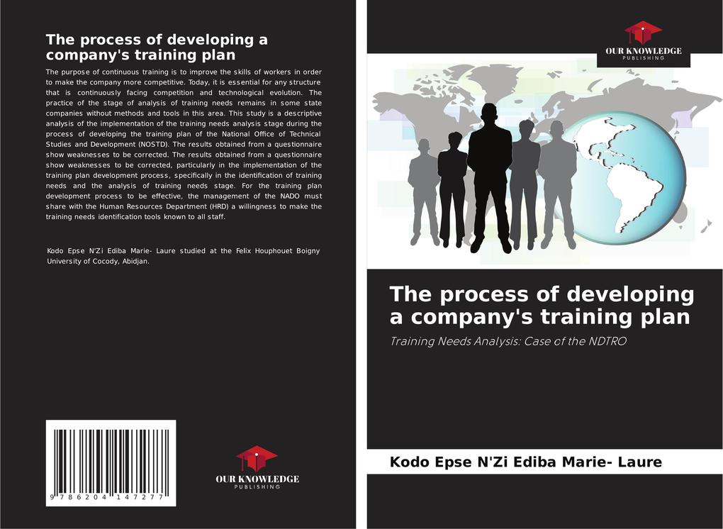 The process of developing a company's training plan
