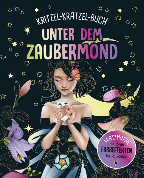 Image of Unter dem Zaubermond - Kritzel-Kratzel-Buch für Kinder ab 7 Jahren