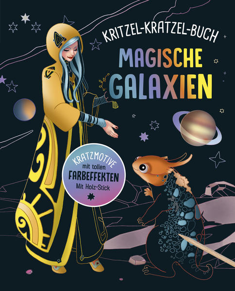 Image of Magische Galaxien - Kritzel-Kratzel-Buch für Kinder ab 7 Jahren