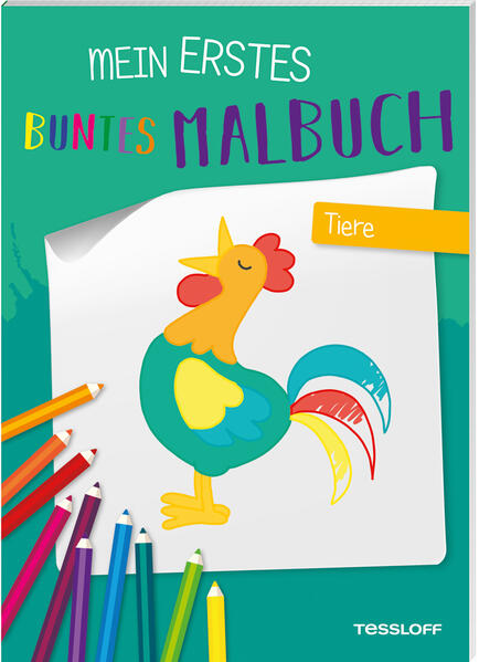 Image of Mein erstes buntes Malbuch. Tiere