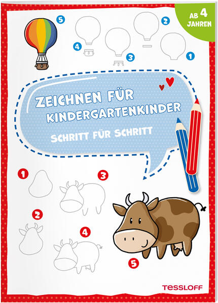 Image of Zeichnen für Kindergartenkinder. Schritt für Schritt