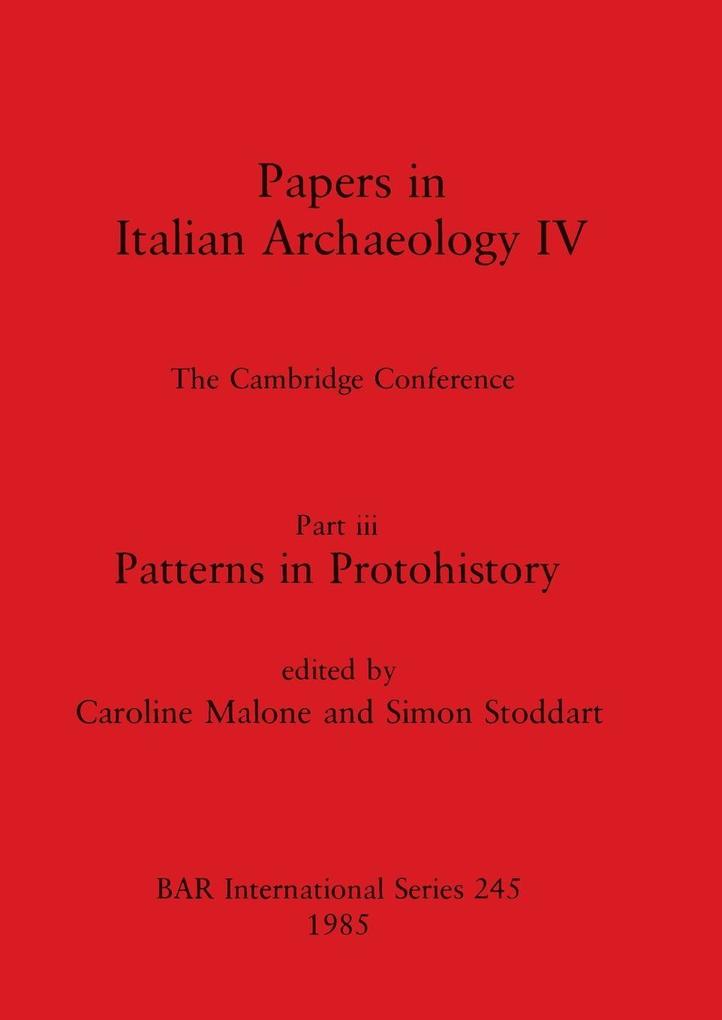 Papers in Italian Archaeology IV