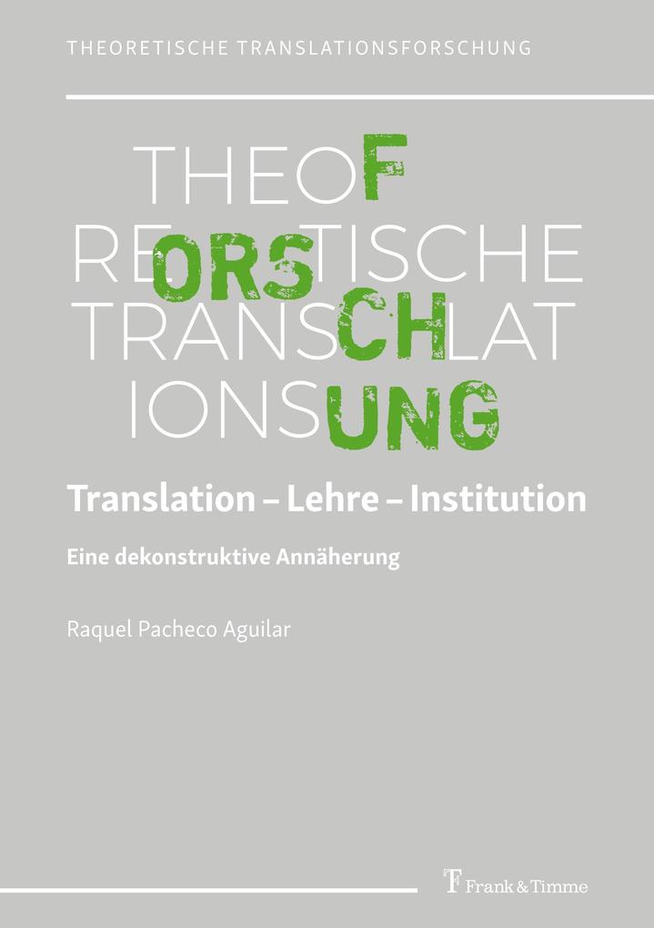 Translation - Lehre - Institution