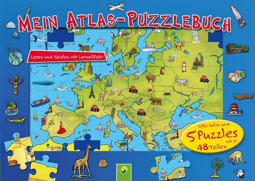 Image of Mein Atlas-Puzzlebuch für Kinder ab 6 Jahren