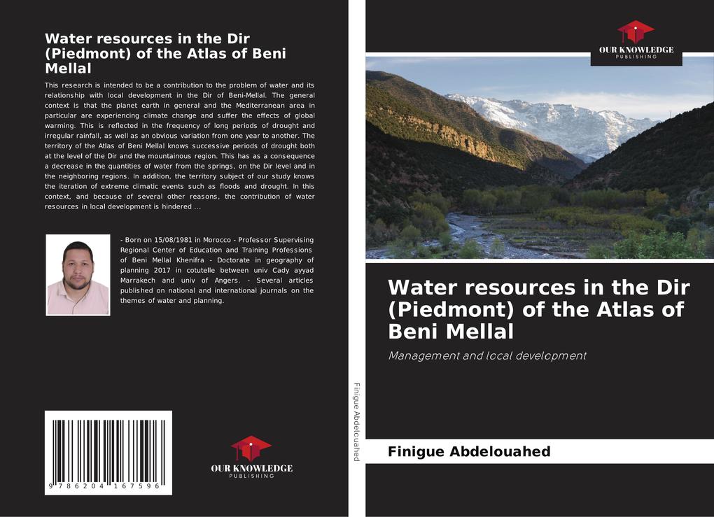 Water resources in the Dir (Piedmont) of the Atlas of Beni Mellal
