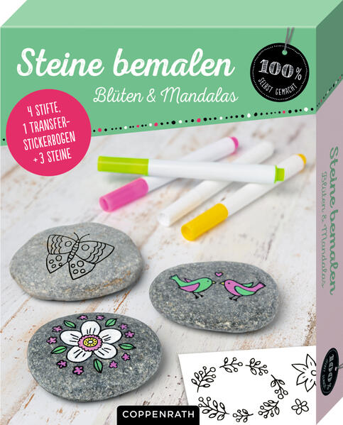 Steine bemalen. Blüten & Mandalas