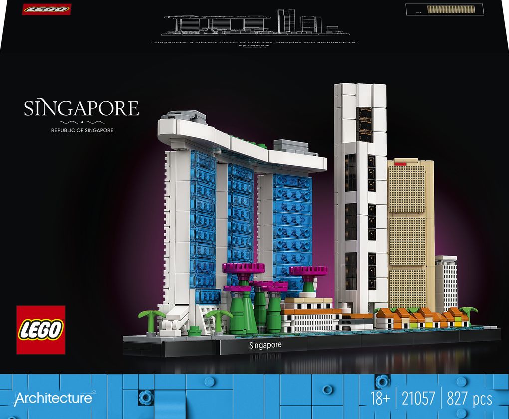 Image of 21057 Architecture Singapur, Konstruktionsspielzeug