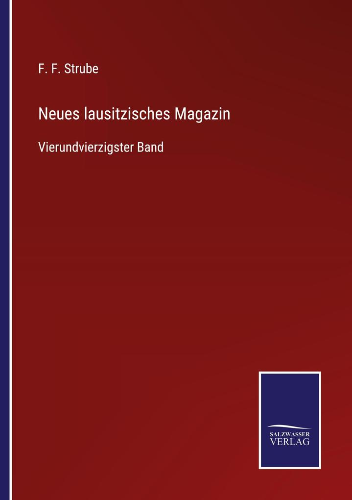 Neues lausitzisches Magazin
