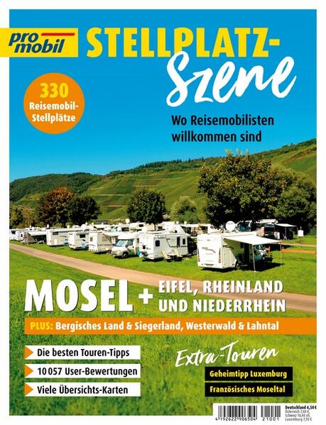 pro mobil Stellplatz-Szene - Mosel + Eifel Rheinland u. Niederrhein