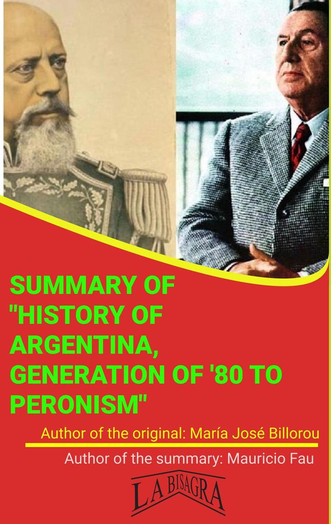 Summary Of History Of Argentina Generation Of ‘80 To Peronism By María José Billorou (UNIVERSITY SUMMARIES)
