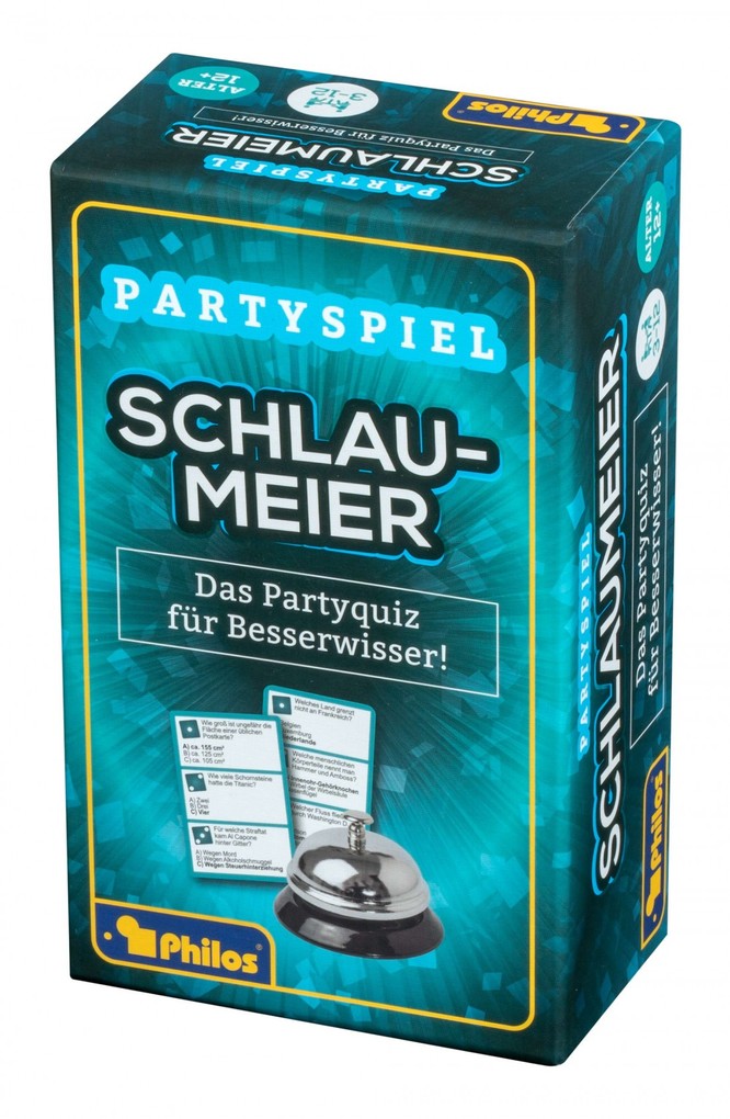 Philos 5202 - Schlaumeier Partyquiz für Besserwisser Partyspiel