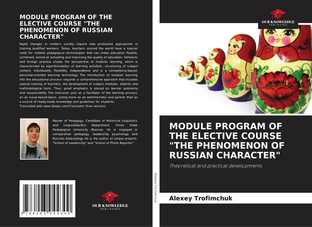 MODULE PROGRAM OF THE ELECTIVE COURSE 'THE PHENOMENON OF RUSSIAN CHARACTER'
