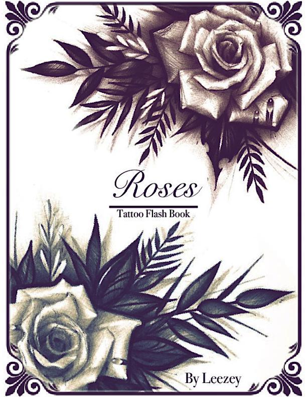 Roses Tattoo Flash Book