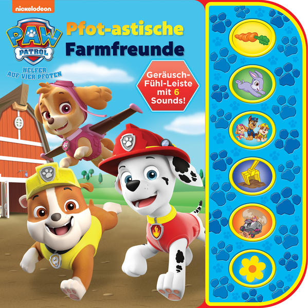 Image of PAW Patrol - Pfot-astische Farmfreunde - Soundbuch mit Fühlleiste und 6 Geräuschen für Kinder ab 3 Jahren