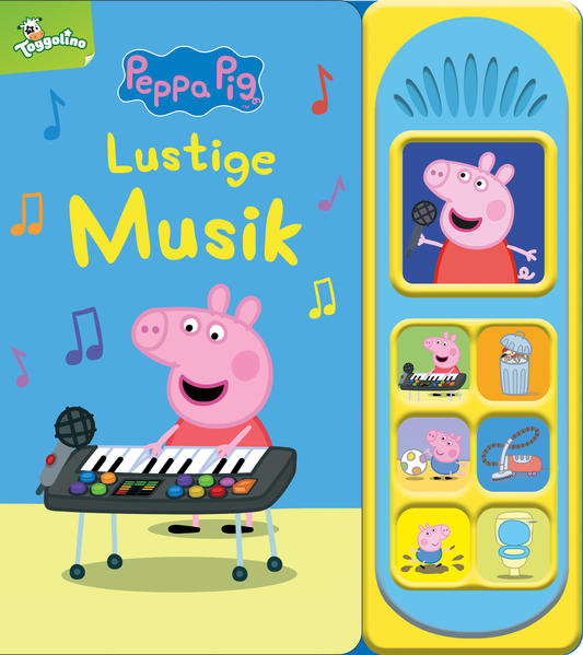 Image of Peppa Pig - Lustige Musik -Soundbuch - Pappbilderbuch mit 7 lustigen Geräuschen