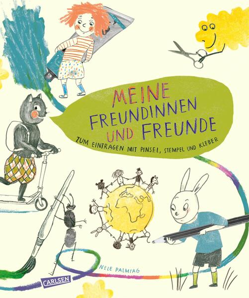 Image of Meine Freundinnen und Freunde - zum Eintragen mit Pinsel Stempel Kleber