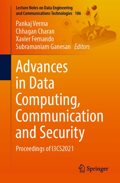 Advances in Data Computing Communication and Security