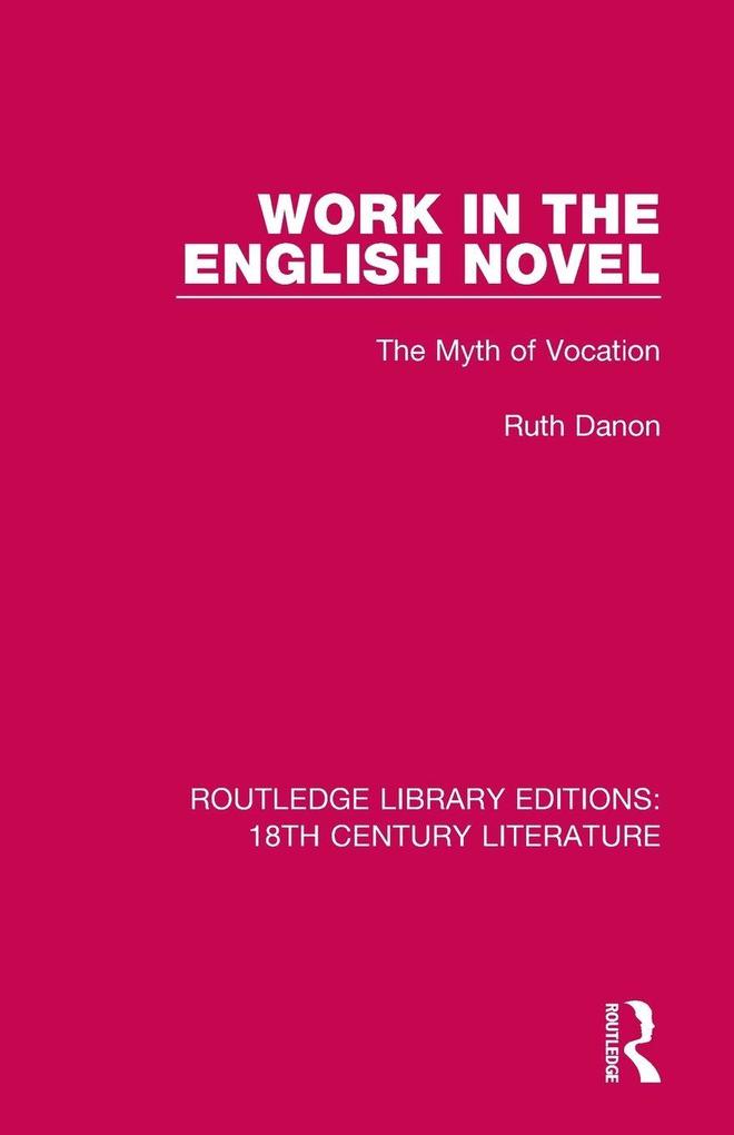 Work in the English Novel