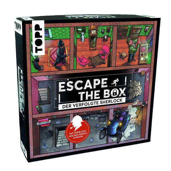 Escape The Box - Der verfolgte Sherlock Holmes: Das ultimative Escape-Room-Erlebnis als Gesellschaftsspiel!