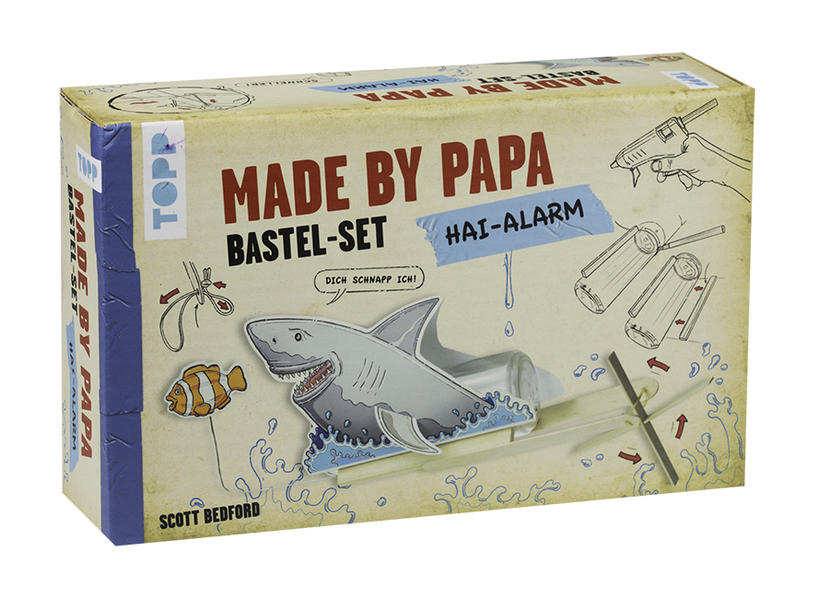 Image of Buch - Made by Papa Bastel-Set Hai-Alarm