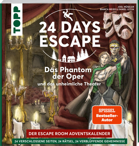 Image of 24 DAYS ESCAPE - Der Escape Room Adventskalender: Das Phantom der Oper und das unheimliche Theater