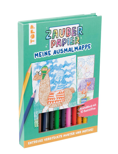 Image of Buch - Zauberpapier - Meine Ausmalmappe