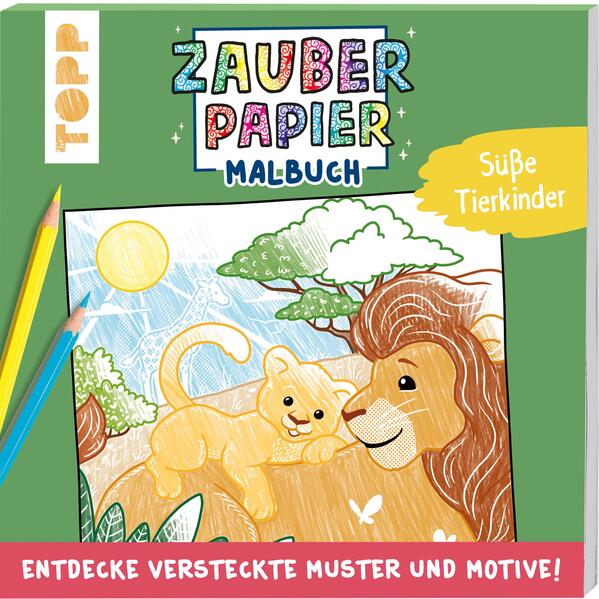 Image of Zauberpapier Malbuch Süße Tierkinder