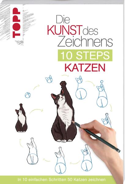 Image of Die Kunst des Zeichnens 10 Steps - Katzen