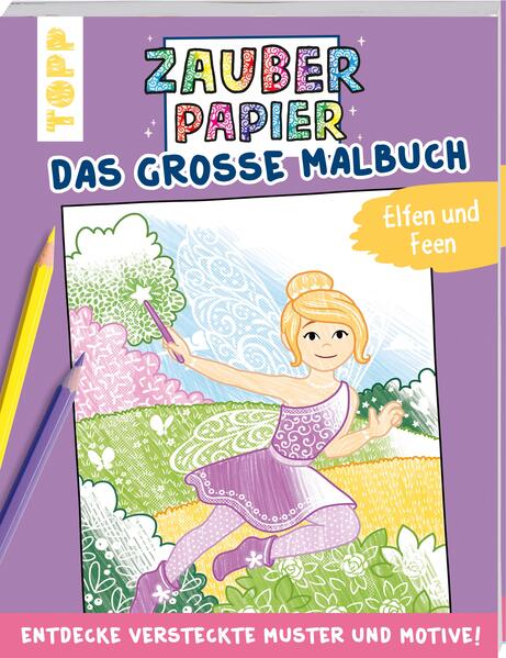 Image of Zauberpapier - Das große Malbuch - Elfen und Feen