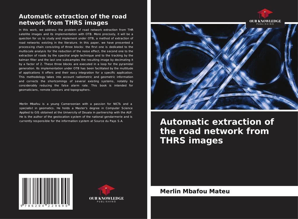 Automatic extraction of the road network from THRS images