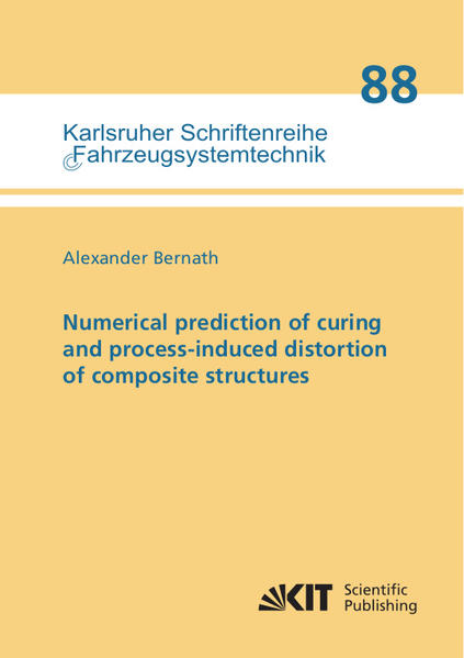Numerical prediction of curing and process-induced distortion of composite structures