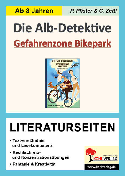 Image of Die Alb-Detektive: Gefahrenzone Bikepark - Literaturseiten