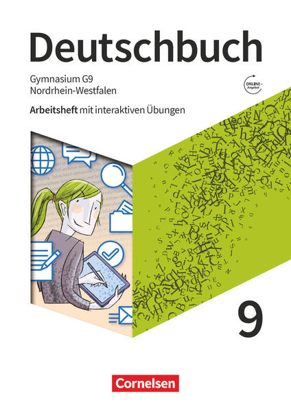 Image of Deutschbuch Gymnasium 9. Schuljahr - Nordrhein-Westfalen - Arbeitsheft mit interaktiven Übungen auf scook.de