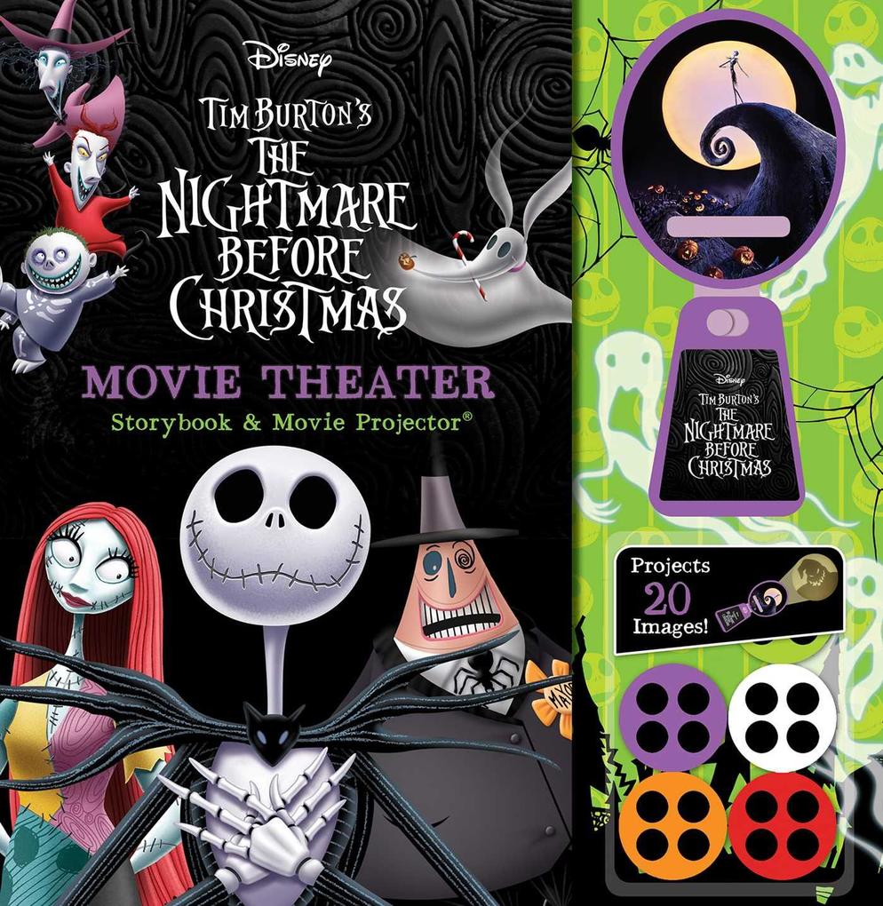 Disney: Tim Burton‘s the Nightmare Before Christmas Movie Theater Storybook & Movie Projector